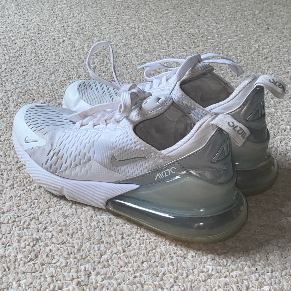 Nike Air Max 27C White Sneakers Boys Youth